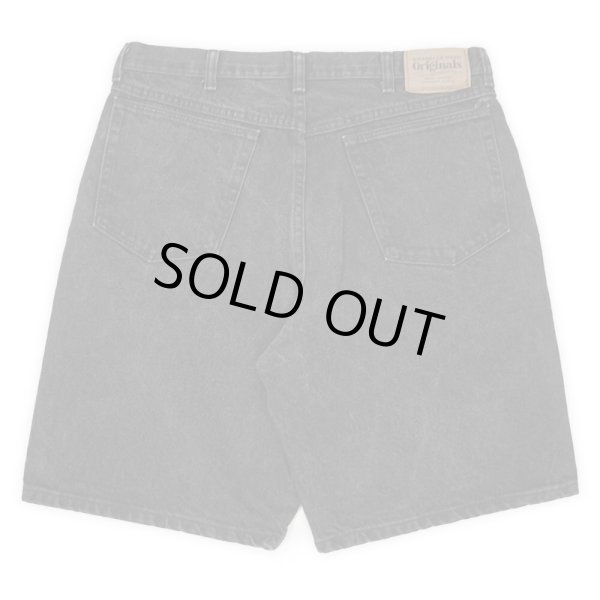 画像2: 00's Wrangler ブラックデニムショーツ "W33相当" (2)