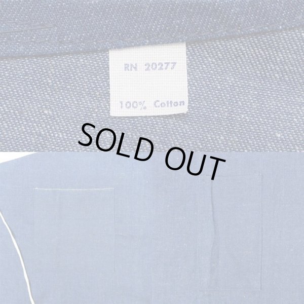 画像2: 60-70's unknown デニムワークエプロン "DEADSTOCK" (2)