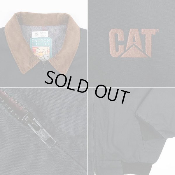 画像4: 90's CAT ブランケットライナー ワークジャケット "MADE IN USA" (4)