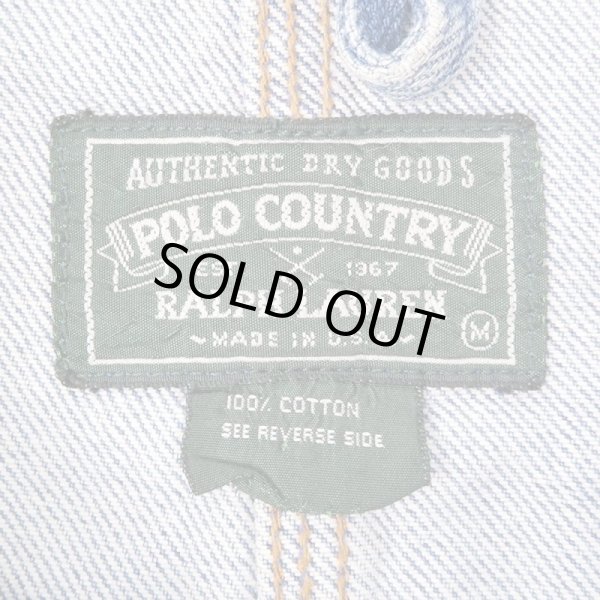 画像3: 90's POLO COUNTRY デニムカバーオール “MADE IN USA” (3)