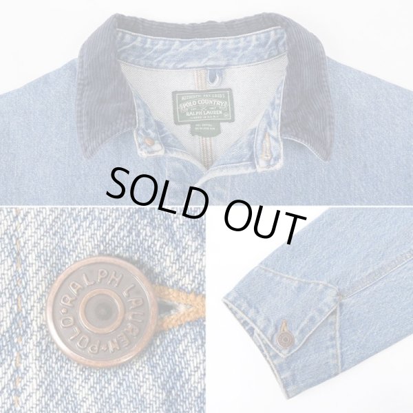 画像4: 90's POLO COUNTRY デニムカバーオール “MADE IN USA” (4)