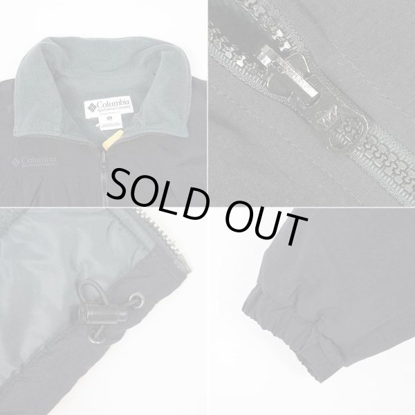 画像4: 00's Columbia フリースライナー ナイロンジャケット “BLACK” (4)