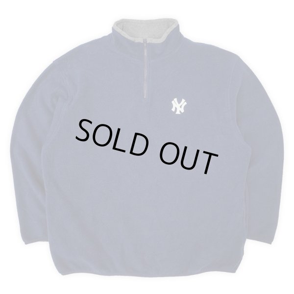 画像1: 90's New York Yankees プルオーバー フリースジャケット (1)