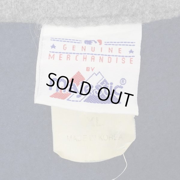 画像2: 90's New York Yankees プルオーバー フリースジャケット (2)