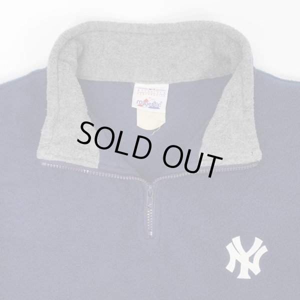 画像3: 90's New York Yankees プルオーバー フリースジャケット (3)