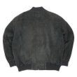 画像2: 90's Croft & Barrow ヌバックレザーブルゾン "BLACK" (2)