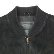 画像4: 90's Croft & Barrow ヌバックレザーブルゾン "BLACK" (4)