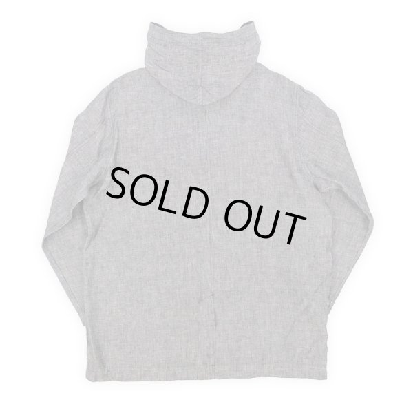 画像2: 90's CHICO'S DESIGN リネンフーディジャケット (2)