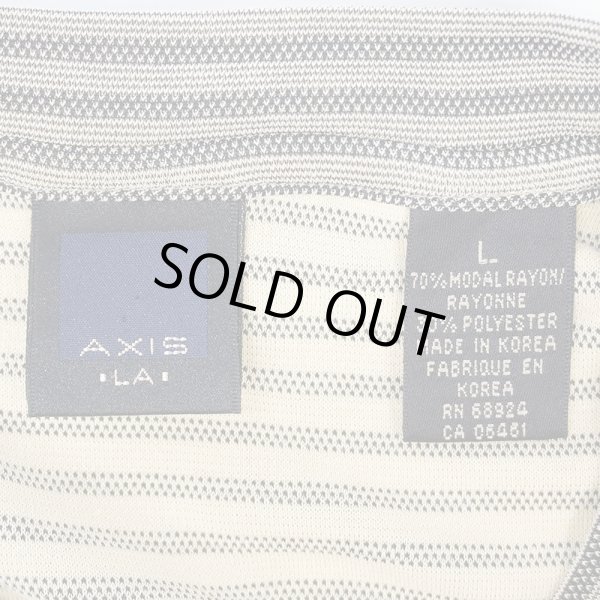 画像2: 00's AXIS ジャガードボーダーTシャツ (2)