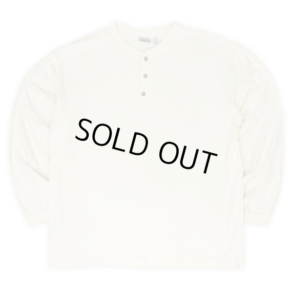 画像1: 90's BASIC EDITIONS ヘンリーネックカットソー "DEADSTOCK" (1)