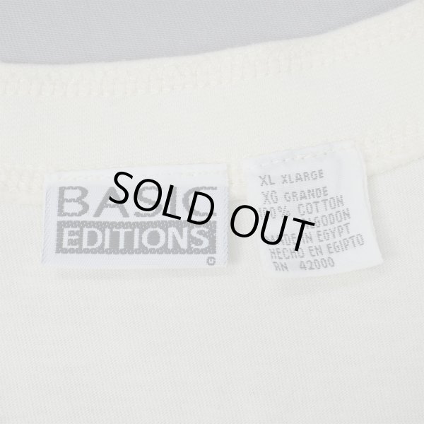 画像2: 90's BASIC EDITIONS ヘンリーネックカットソー "DEADSTOCK" (2)