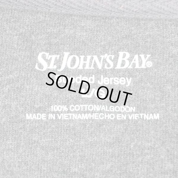 画像2: 00's ST JOHN'S BAY ヘンリーネックカットソー (2)