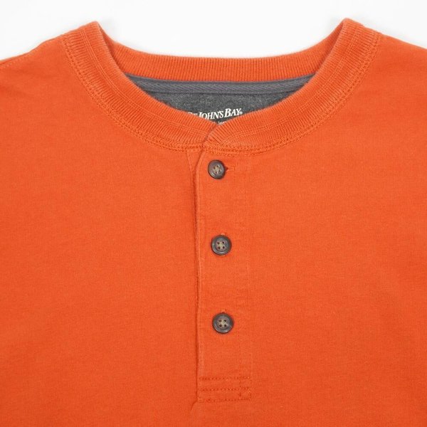 画像3: 00's ST JOHN'S BAY ヘンリーネックカットソー (3)