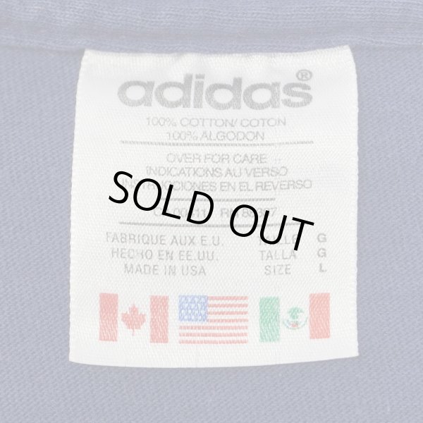 画像2: 90's ADIDAS L/S ロゴプリントTシャツ "MADE IN USA" (2)