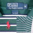 画像2: 90's Polo Ralph Lauren マルチボーダー柄 ポロシャツ “Green” (2)