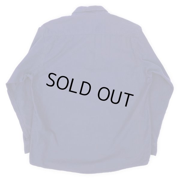 画像2: 90's FIVE BROTHER シャモアクロス ワークシャツ “NAVY / MADE IN USA” (2)