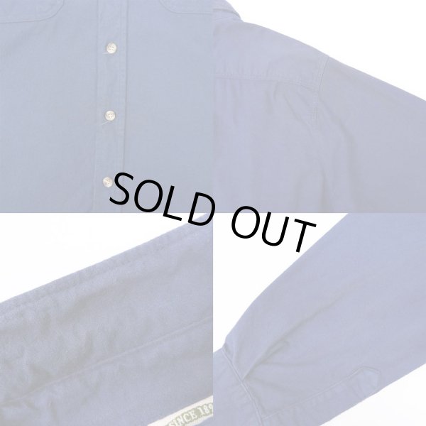 画像4: 90's FIVE BROTHER シャモアクロス ワークシャツ “NAVY / MADE IN USA” (4)