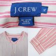 画像3: 00's J.CREW マルチストライプ柄 バンドカラーシャツ (3)