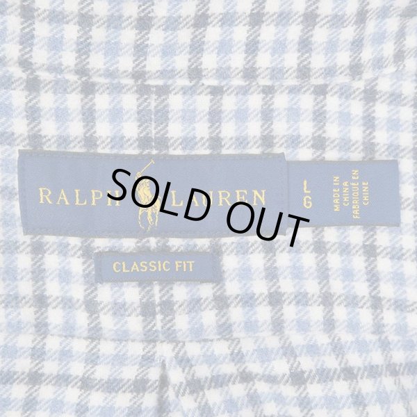 画像3: 00's Ralph Lauren フランネル ボタンダウンシャツ "CLASSIC FIT" (3)