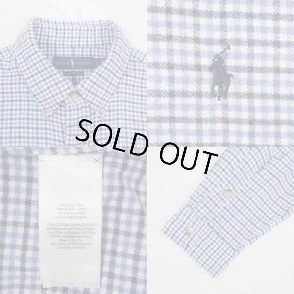 画像4: 00's Ralph Lauren フランネル ボタンダウンシャツ "CLASSIC FIT" (4)
