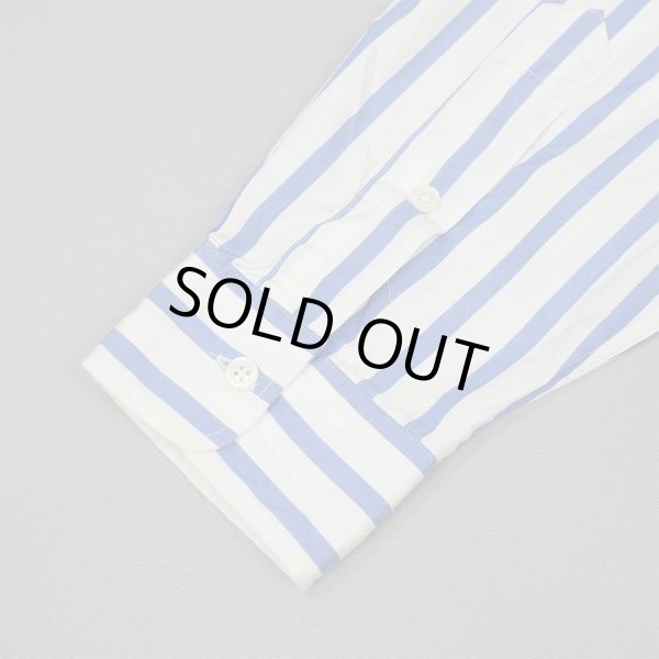 画像4: 90's Polo Ralph Lauren ストライプ柄 バンドカラーシャツ "POSTBOY" (4)