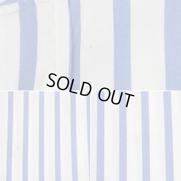 画像5: 90's Polo Ralph Lauren ストライプ柄 バンドカラーシャツ "POSTBOY" (5)