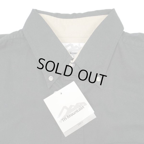 画像3: 00's Tri-Mountain ボタンダウンシャツ "BLACK / DEADSTOCK" (3)