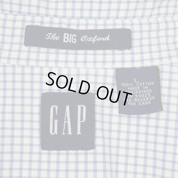 画像2: 00's OLD GAP ボタンダウンシャツ “The BIG Oxford” (2)