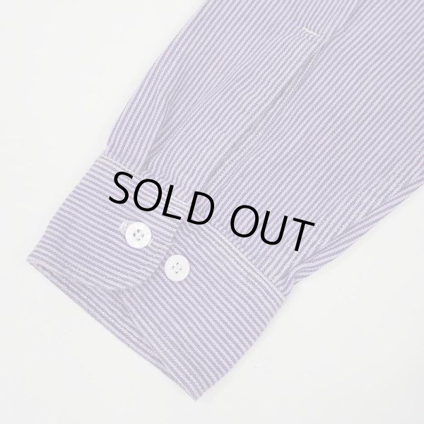 画像4: 90's BIG MAC ヒッコリーストライプ柄 ワークシャツ "MADE IN USA / Bandcollar Custom" (4)