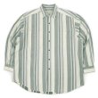 画像1: 90's Eddie Bauer マルチストライプ柄 レギュラーカラーシャツ "白タグ" (1)