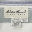 画像2: 90's Eddie Bauer マルチストライプ柄 レギュラーカラーシャツ "白タグ" (2)