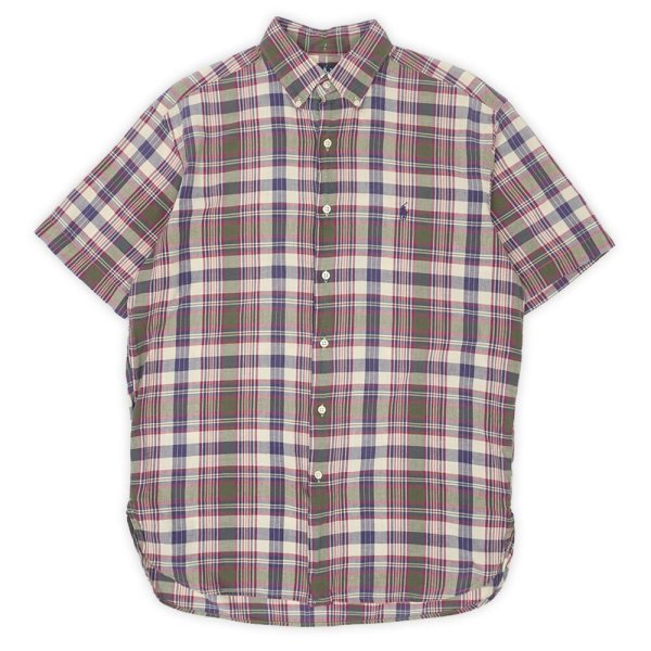 画像1: 90's Polo Ralph Lauren S/S ボタンダウンシャツ "MCMEEL" (1)
