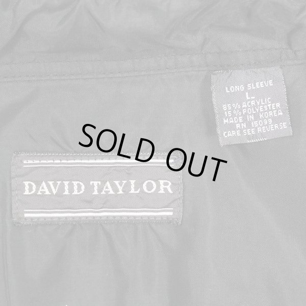 画像2: 90's DAVID TAYLOR アクリルフランネルシャツ "BROWN Plaid" (2)