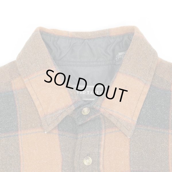 画像3: 90's DAVID TAYLOR アクリルフランネルシャツ "BROWN Plaid" (3)