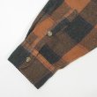 画像4: 90's DAVID TAYLOR アクリルフランネルシャツ "BROWN Plaid" (4)
