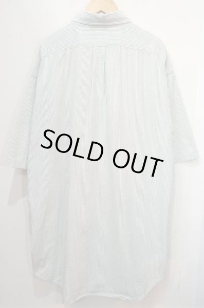 画像2: 90's POLO Ralph Lauren S/S ストライプ柄 ボタンダウンシャツ “シアサッカー素材 / BLAIRE” (2)