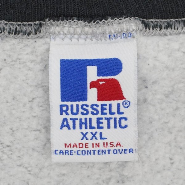 画像2: 90's RUSSELL バイカラースウェット "MADE IN USA" (2)