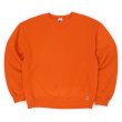 画像1: 90-00's RUSSELL 前V ブランクスウェット "ORANGE" (1)
