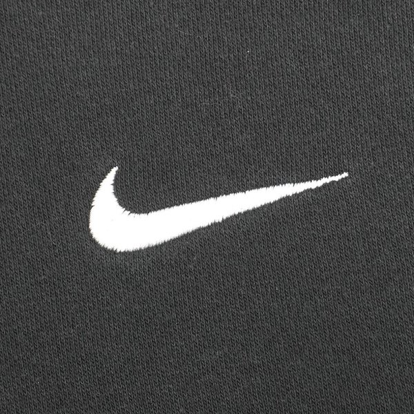 画像3: 00's NIKE スウォッシュロゴ刺繍 スウェットパーカー "BLACK" (3)