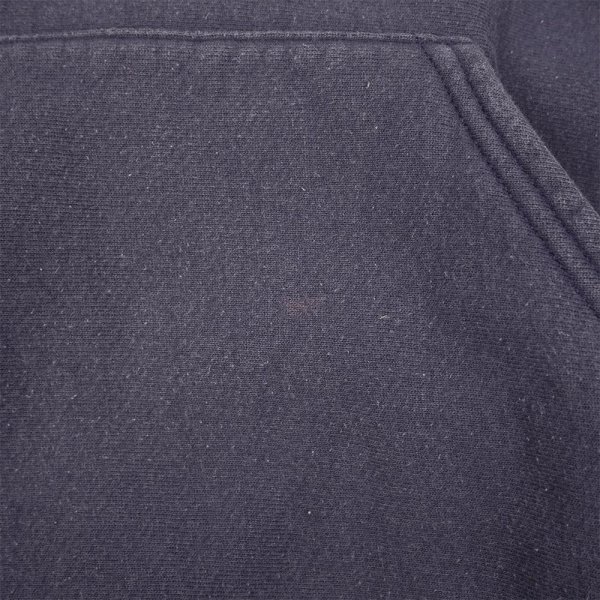 画像3: 90's Lee リバースウィーブタイプ スウェットパーカー "FADE NAVY" (3)