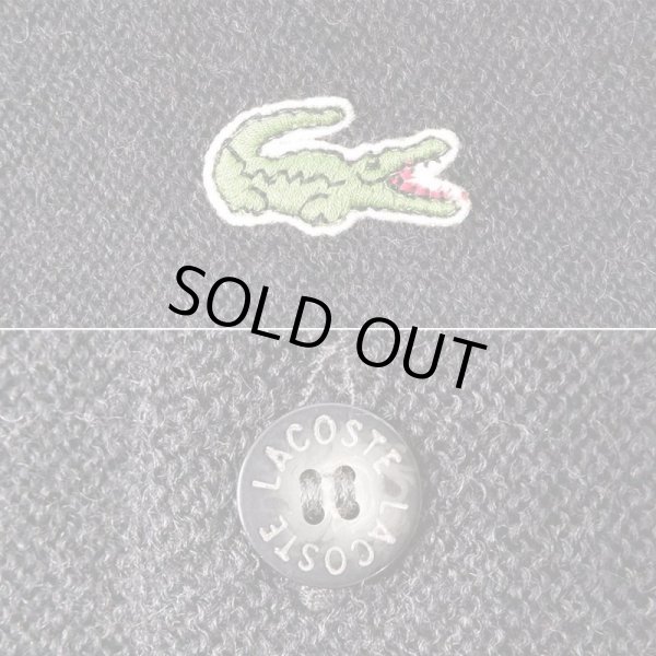 画像3: 90's LACOSTE ウールニット カーディガン “SIZE7 / MADE IN FRANCE” (3)
