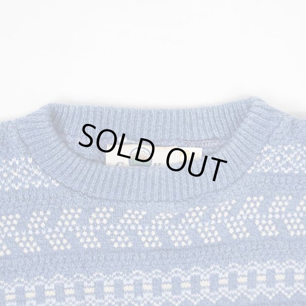 画像3: 90's CEDAR CREEK 総柄 コットンニット "MADE IN USA" (3)