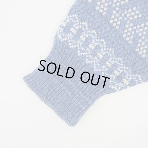 画像4: 90's CEDAR CREEK 総柄 コットンニット "MADE IN USA" (4)