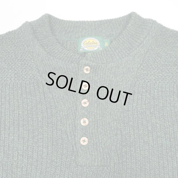 画像3: 90's Cabela's コットン ジープニット “MADE IN USA” (3)