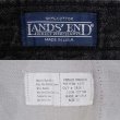 画像3: 90's LANDS'END 2タック ブラックデニムトラウザー "先染め / MADE IN USA" (3)