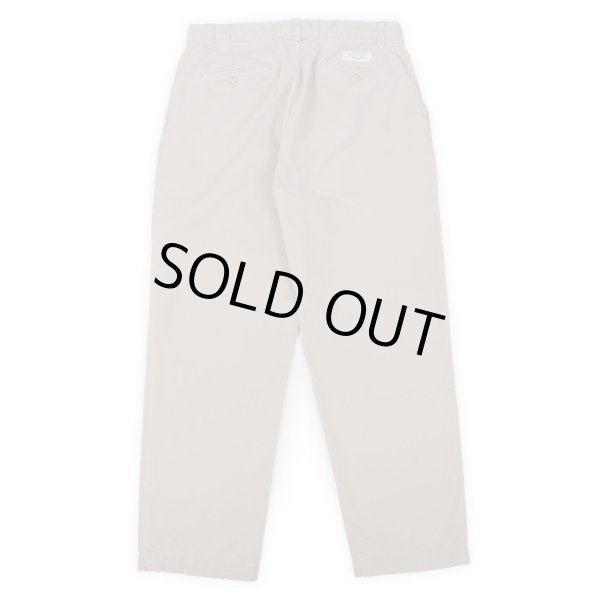 画像2: 00's Polo Ralph Lauren ノータック チノトラウザー “BEIGH / PROSPECT PANT” (2)
