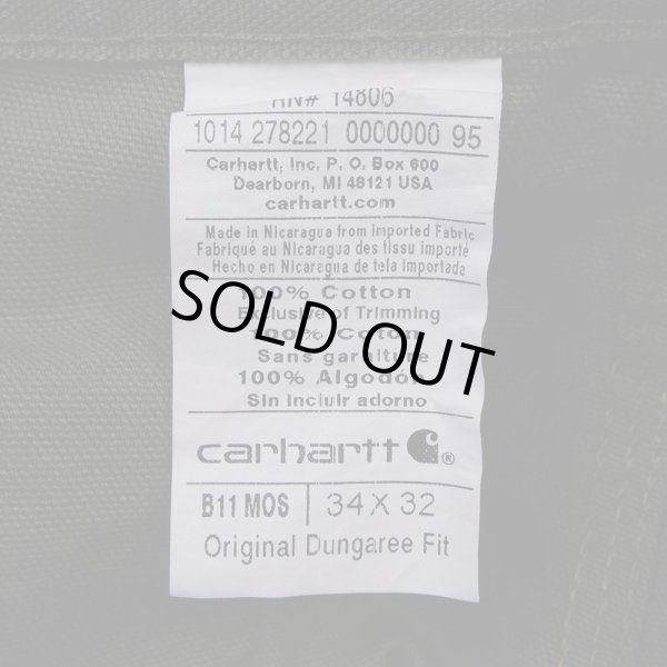 画像3: 00's Carhartt ダックペインターパンツ “MOSS GREEN” (3)