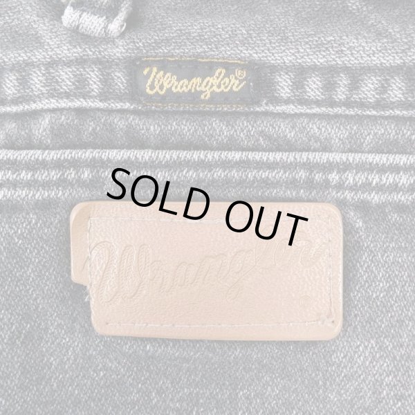 画像3: 80's Wrangler 13MWZ ブラックデニムパンツ "MADE IN USA / W34 L32" (3)