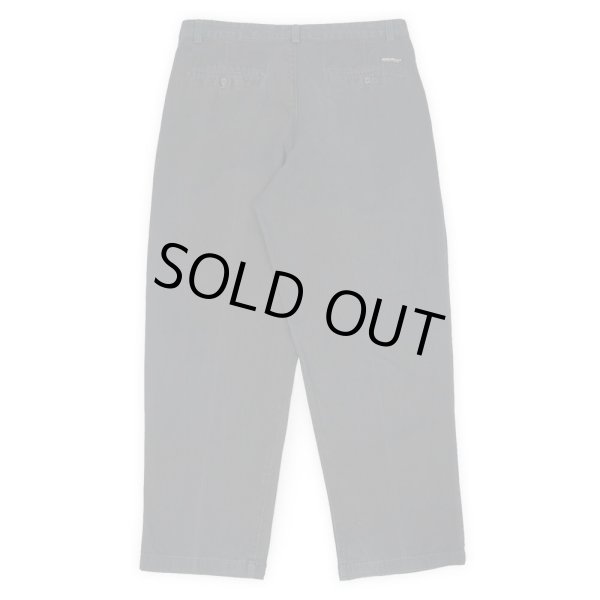 画像2: Early 00's Eddie Bauer 2タック チノトラウザー "BLACK / W33 L30" (2)