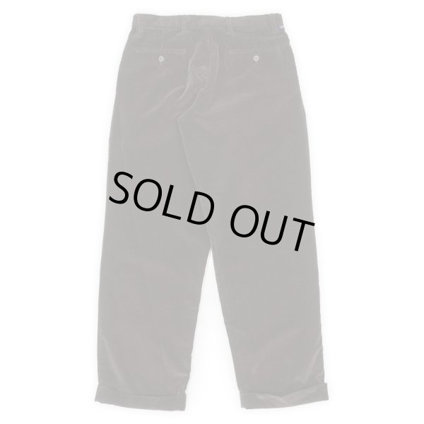 画像2: 00's DOCKERS 2タック 細畝コーデュロイトラウザー "DARK BROWN" (2)